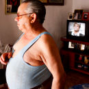 Man in Blue Vest