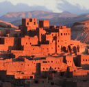 Sunrise at Ait Ben Haddou Kasbah