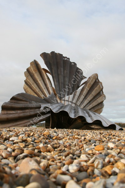 'A Conversation with the Sea' - Scallop Sculpture - Aldeburgh Beach