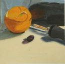 Still Life with Orange, Screwdriver and Glasses Case