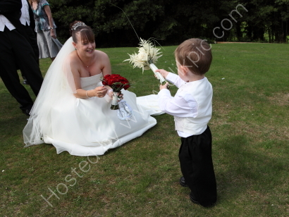 I've got a bouquet too  Mum...