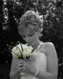 Jo with Bouquet - Lyndhurst