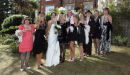 Group Shot @ Est & Joe's gangster themed wedding at the Chine Hotel - Bournemouth