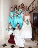 Group shot - Katie & Nathans Wedding - Upton House - Poole