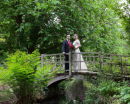On the Bridge - Angie & John - Exbury Gardens