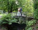 On the Bridge - George & Simon at Exbury Gardens