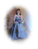 Bride Erica on the Stairs