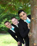 Nathan & his best men - Upton House - Poole