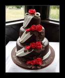 Cake at the wedding of Debbie & Will