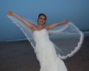 Asli on Bournemouth Beach