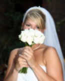 Lyndsey with Bouquet