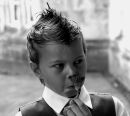 Just sniffing - young guest at the Wedding Kate & Chris
