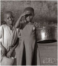 Girls going for water