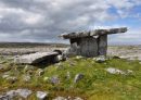 Poulnabrone Portal Tomb, megalithic monuments, Karst limestone, in a field East of Ballyvaughan, Ireland