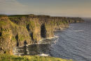 beautiful amazing breathtaking view of cliffs of moher, hdr, county clare, ireland. famous irish tourist attractions