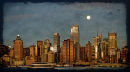 NYC Cityscape Grunge