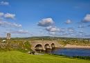 DOUGH CASTLE beside Lahinch golf course, county clare, ireland. famous irish tourist holiday attraction.