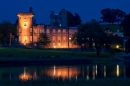 Dromoland Castle at night, county clare, ireland