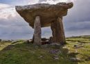 Poulnabrone Portal Tomb, megalithic monuments, Karst limestone, in a field East of Ballyvaughan, Ireland