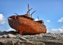 Rusty Plassey Ship Wreck, Aran Islands, Father Ted, Craggy Island,Ireland