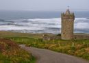 Doonagore Castle during the winter,County Clare, Ireland