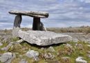 Poulnabrone Portal Tomb, megalithic monuments, Karst limestone, in a field East of the Ballyvaughan, County Clare, Ireland